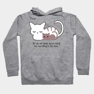 Sleeping Cat Pun and Art II Hoodie